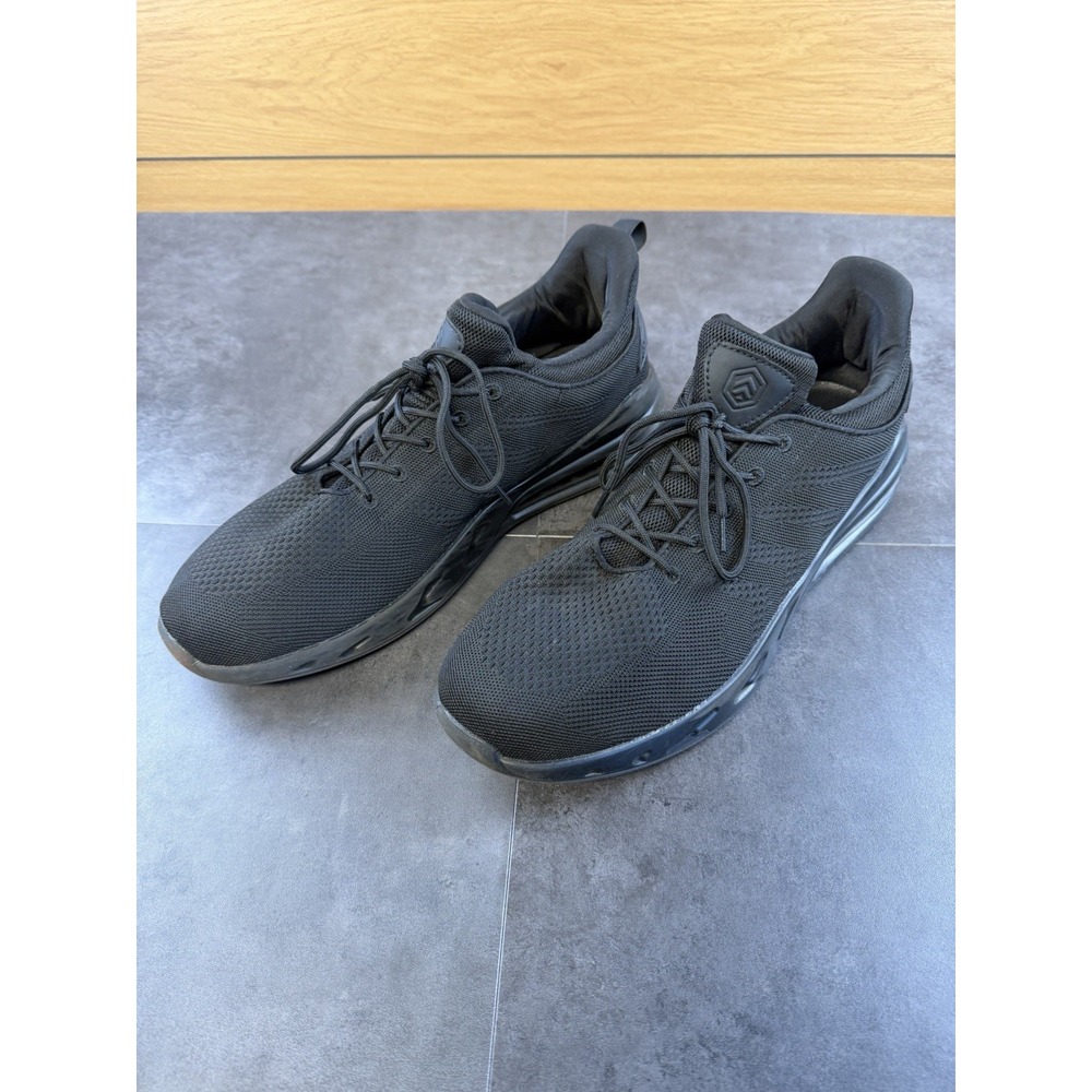 Larnmern Men's Non Slip/Oil Resistant Black Work Shoes Size 16-CLEAN